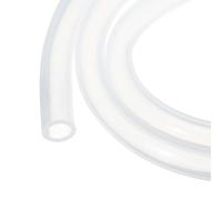 Rebower 10ft Silicone Tubing 12.7mm ID 19mm OD Clear Industrial Plastic Tubing Pure Silicone Hoses for Pump Siphoning Draining Irrigation Brewing, 1/2" x 3/4"