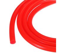 Rebower 10ft Silicone Tubing 6.4mm ID 9.5mm OD Red Industrial Plastic Tubing Pure Silicone Hoses for Pump Siphoning Draining Irrigation Brewing, 1/4" x 3/8"