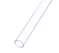 Rebower 12mm x 16mm Dust Collection Clear PVC Pipe 16" Plastic Rigid Tubing Round Drain Pipe, [for Dust Collection Systems]-Blue