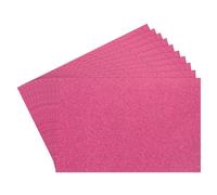 Rebower 12Pcs Foam Sheets Crafts Glitter Foam Arts Paper 12 x 8 x 5/64 Inch [for Crafts Project, Scrapbooking, DIY, Party Handicraft, Costumes]-30cm x 20cm x 2mm / Magenta
