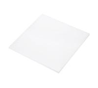 Rebower 152x152x6mm UHMW Polyethylene Sheets Ultra High Molecular Weight White Plastic Sheet [for Home, Industrial]