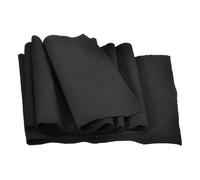 Rebower 15cm x 1m Elastic Cuffs Ribbed Trims for Sewing Cotton Fabric Knitted Ribbed Stretch Band, [for Cuffs, Waistband, Collar] - Black