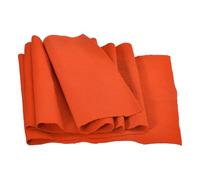 Rebower 15cm x 1m Elastic Cuffs Ribbed Trims for Sewing Cotton Fabric Knitted Ribbed Stretch Band, [for Cuffs, Waistband, Collar] - Orange