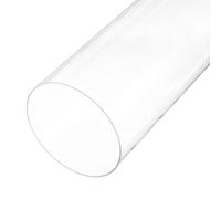 Rebower 18" Clear Plastic Rigid Pipe 155mm x 160mm(6 1/8" x 6 5/16") Acrylic Tube Round Polycarbonate Tubing, [for Plumbing, Hydraulics, Aquarium, DIY]