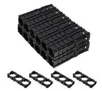 Rebower 18650 Cell Spacer 40pcs 1x3 Cylindrical Cell Battery Stand Lithium Battery Plastic Holder Bracket for Electric Bike Scooter Drill Pack Repair, Home Solar Energy Storage