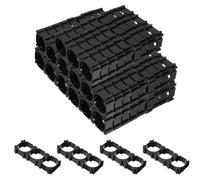 Rebower 18650 Cell Spacer 50pcs 1x3 Cylindrical Cell Battery Stand Lithium Battery Plastic Holder Bracket for Electric Bike Scooter Drill Pack Repair, Home Solar Energy Storage