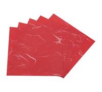 Rebower 20 Sheets Natural Fiber Mulberry Origami Paper 6x6 Inch Visible Folding Washi Paper,[for Junk Journals, Card Making, DIY Craft Writing Painting, Decorative Scrapbook]-Red