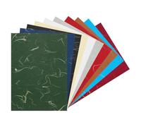 Rebower 20 Sheets Natural Fiber Mulberry Origami Paper 6x8 Inch Visible Folding Washi Paper,[for Junk Journals, Card Making, DIY Craft Writing Painting, Decorative Scrapbook]-Mixed Colors