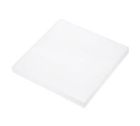 Rebower 203x203x25mm UHMW Polyethylene Sheets Ultra High Molecular Weight White Plastic Sheet [for Home, Industrial]