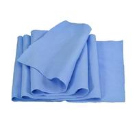 Rebower 20cm x 1m Elastic Cuffs Ribbed Trims for Sewing Cotton Fabric Knitted Ribbed Stretch Band, [for Cuffs, Waistband, Collar] - Sky Blue