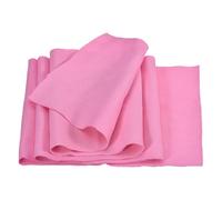 Rebower 20cm x 1m Elastic Cuffs Ribbed Trims for Sewing Cotton Fabric Knitted Ribbed Stretch Band, [for Cuffs, Waistband, Collar] - Pink