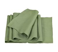 Rebower 20cm x 1m Elastic Cuffs Ribbed Trims for Sewing Cotton Fabric Knitted Ribbed Stretch Band, [for Cuffs, Waistband, Collar] - Light Green