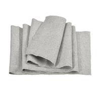 Rebower 20cm x 1m Elastic Cuffs Ribbed Trims for Sewing Cotton Fabric Knitted Ribbed Stretch Band, [for Cuffs, Waistband, Collar] - Light Grey