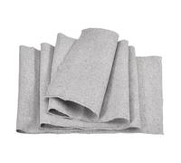 Rebower 20cm x 1m Elastic Cuffs Ribbed Trims for Sewing Cotton Fabric Knitted Ribbed Stretch Band, [for Cuffs, Waistband, Collar] - Grey