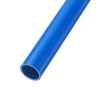 Rebower 21mm x 25mm PVC Pipe 24" Plastic Rigid Tubing Round High Impact Drain Pipe, [for Greenhouse Garden Home HVAC Plumbing] -Blue