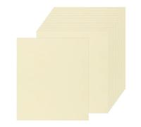 Rebower 25 Sheets Parchment Paper Aged Look Stationery 200GSM Vintage Paper Sheet, [for Certificate, Invitation, Envelope] - 8.5 x 11 Inch/Cream Yellow