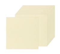 Rebower 25 Sheets Parchment Paper Aged Look Stationery 90GSM Vintage Paper Sheet, [for Certificate, Invitation, Envelope] - 12 x 12 Inch/Cream Yellow