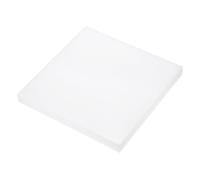 Rebower 254x254x25mm UHMW Polyethylene Sheets Ultra High Molecular Weight White Plastic Sheet [for Home, Industrial]