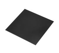Rebower 254x254x3mm UHMW Polyethylene Sheets Ultra High Molecular Weight Black Plastic Sheet [for Home, Industrial]