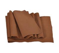 Rebower 25cm x 1m Elastic Cuffs Ribbed Trims for Sewing Cotton Fabric Knitted Ribbed Stretch Band, [for Cuffs, Waistband, Collar] - Light Brown