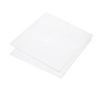 Rebower 2pcs 152x152x4mm UHMW Polyethylene Sheets Ultra High Molecular Weight White Plastic Sheet [for Home, Industrial]