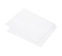Rebower 2pcs 152x203x3mm UHMW Polyethylene Sheets Ultra High Molecular Weight White Plastic Sheet [for Home, Industrial]