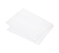 Rebower 2pcs 152x203x4mm UHMW Polyethylene Sheets Ultra High Molecular Weight White Plastic Sheet [for Home, Industrial]