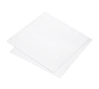 Rebower 2pcs 305x305x3mm UHMW Polyethylene Sheets Ultra High Molecular Weight White Plastic Sheet [for Home, Industrial]