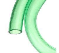 Rebower 3.3ft 31.8mm x 40.6mm Green Plastic PVC Tubing Flexible Vinyl Tube, [for Garden Irrigation, Water Hose, Fish Tank, Aquarium] - 1 1/4" x 1 5/8"