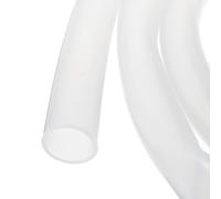 Rebower 3.3ft Silicone Tubing 31.8mm ID 38.1mm OD Clear Industrial Plastic Tubing Pure Silicone Hoses for Pump Siphoning Draining Irrigation Brewing, 1-1/4" x 1-1/2"