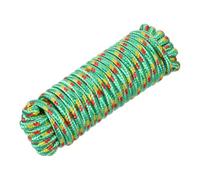 Rebower 3/8" 49ft Diamond Braided Ropes Green Nylon Rope Polypropylene Flag Pole Cord Utility String,[for Camping and Hiking, Indoor and Outdoor Use]