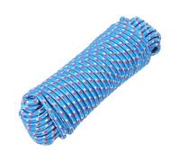 Rebower 3/8" 98ft Diamond Braided Ropes Blue Nylon Rope Polypropylene Flag Pole Cord Utility String,[for Camping and Hiking, Indoor and Outdoor Use]