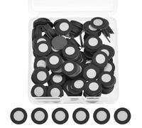 Rebower 300Pcs 6mm Magnetic 3D Scanning Markers Dots PET | Round High Reflective Dots Reference Point Marker for Automotive Mechanical Casting Inspection Industrial Design