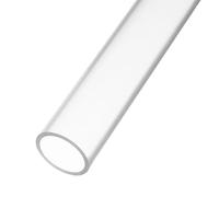 Rebower 33.6mm x 40mm Dust Collection Clear PVC Pipe 16" Plastic Rigid Tubing Round Drain Pipe, [for Dust Collection Systems]