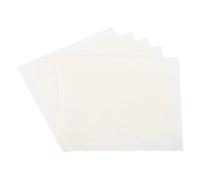 Rebower 50 Sheets Natural Fiber Mulberry Origami Paper 6x6 Inch Visible Folding Washi Paper,[for Junk Journals, Card Making, DIY Craft Writing Painting, Decorative Scrapbook]-Cream White
