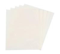 Rebower 50 Sheets Natural Fiber Mulberry Origami Paper 6x8 Inch Visible Folding Washi Paper,[for Junk Journals, Card Making, DIY Craft Writing Painting, Decorative Scrapbook]-Cream White