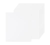 Rebower 50 Sheets Parchment Paper Aged Look Stationery 90GSM Vintage Paper Sheet, [for Certificate, Invitation, Envelope] - 8.5 x 11 Inch/White