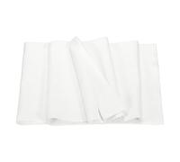 Rebower 50cm x 1.2m Elastic Cuffs Ribbed Trims for Sewing Cotton Fabric Knitted Ribbed Stretch Band, [for Cuffs, Waistband, Collar] - White