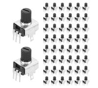 Rebower 50Pcs RV0932 B102 1K Ohm Potentiometer Vertical Short Shaft 6mm