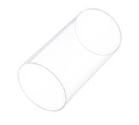 Rebower 6" Clear Plastic Rigid Pipe 76mm x 80mm(3" x 3.125") Acrylic Tube Round Polycarbonate Tubing, [for Plumbing, Hydraulics, Aquarium, DIY]