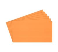 Rebower 6Pcs Foam Sheets Crafts Foam Arts Paper 12 x 8 x 1/16 Inch [for Crafts Project, Scrapbooking, DIY, Party Handicraft, Costumes]-30cm x 20cm x 1.7mm / Orange