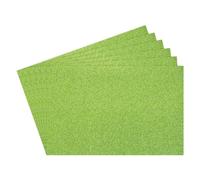 Rebower 6Pcs Foam Sheets Crafts Glitter Foam Arts Paper Self Adhesive 12 x 8 x 5/64 Inch [for Crafts Project, Scrapbooking, DIY, Party Handicraft, Costumes]-30cm x 20cm x 2mm / Green