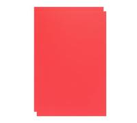 Rebower ABS Plastic Sheet 8 x 12 Inch,Flexible Plastic Sheets 1/16 Inch Thick Thermoplastic Sheet with Leather Texture Red for DIY Crafts Decors 2Pcs