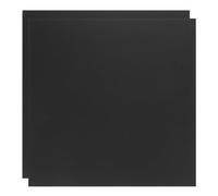 Rebower ABS Plastic Sheet 8 x 8 Inch,Flexible Plastic Sheets 1/10 Inch Thick Thermoplastic Sheet with Leather Texture Black for DIY Crafts Decors 2Pcs