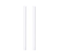 Rebower Clear PVC Pipe Plastic Rigid Tube Round Tubing, [for Lighting, Aquarium, Fish Tank] - 30mm ID x 32mm OD/0.4m/2 Pack