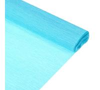 Rebower Crepe Paper Sheets, 50cm Wide 250cm Long Crepe Paper Roll Lake Blue Crepe Paper, [for Paper Flowers Making DIY Gift Wrapping Paper Crafts Party Streamers Deco]