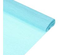 Rebower Crepe Paper Sheets, 50cm Wide 250cm Long Crepe Paper Roll Light Blue Crepe Paper, [for Paper Flowers Making DIY Gift Wrapping Paper Crafts Party Streamers Deco]