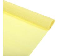 Rebower Crepe Paper Sheets, 50cm Wide 250cm Long Crepe Paper Roll Yellow Crepe Paper, [for Paper Flowers Making DIY Gift Wrapping Paper Crafts Party Streamers Deco]