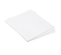 Rebower Expanded PVC Board Sheet 2.8mm Thick, 130x180mm Lightweight Rigid Plastic Foam Sheet, [for Crafts Signage Displays Digital Screen Printing] - White/ 3 Pcs