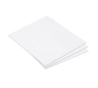 Rebower Expanded PVC Board Sheet 2.8mm Thick, 216x280mm Lightweight Rigid Plastic Foam Sheet, [for Crafts Signage Displays Digital Screen Printing] - White/ 3 Pcs